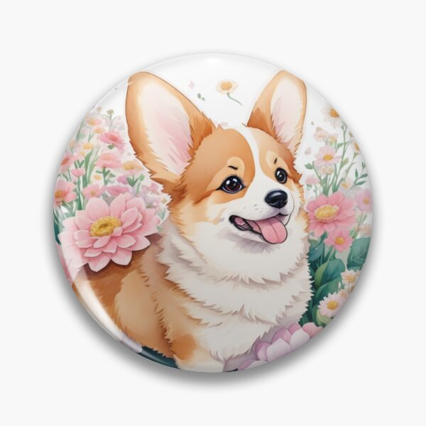 Artikelvorschau, Generative KI der niedlichen Corgi-Hundeillustration entworfen und verkauft von juoctaviniarts.