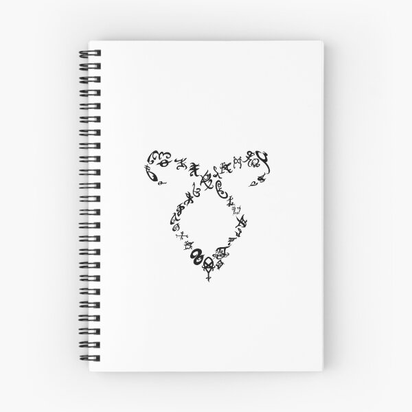 Item preview, Shadowhunters rune - angelic power rune shape with rune (black) - gift idea designed and sold by Vane22april.