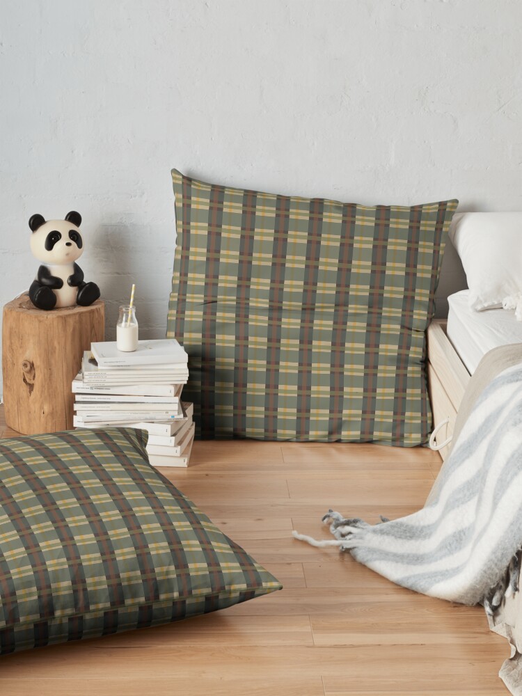 Alternate view of PNW-Tartan Floor Pillow