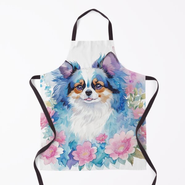 Item preview, Cute Papillon Dog Illustration generative ai designed and sold by juoctaviniarts.