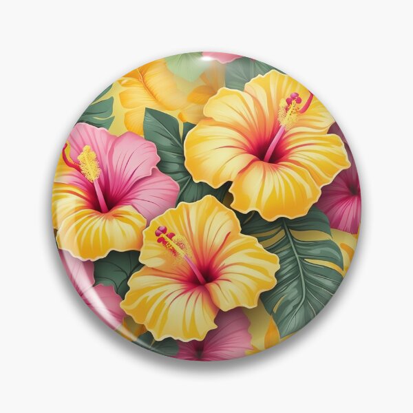 Artikelvorschau, Tropische Hibiskusblüten: Bunter Sommer-Fashion-Look entworfen und verkauft von AkraidaxDesign.