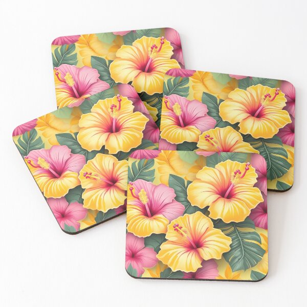 Artikelvorschau, Tropische Hibiskusblüten: Bunter Sommer-Fashion-Look entworfen und verkauft von AkraidaxDesign.