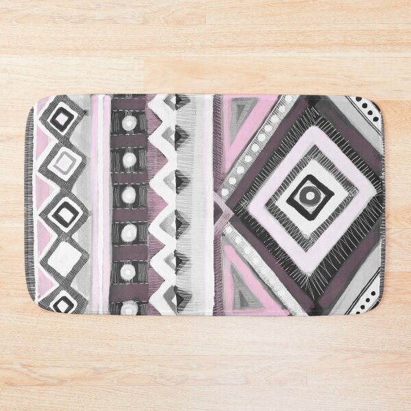 Item preview, Bedouin: gray and pink designed and sold by OlgaMundi.