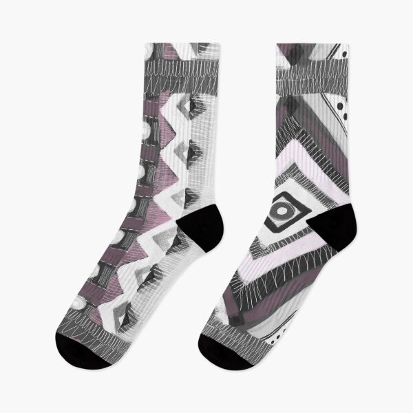 Item preview, Bedouin: gray and pink designed and sold by OlgaMundi.