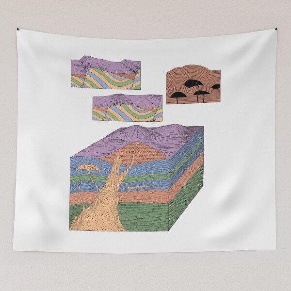 Item preview, Geology Layers EncycloArt | Geographical Geologist Gift designed and sold by encyclo-art.