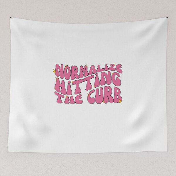 Item preview, normalize hitting the curb designed and sold by The Sticker Spree  ⭐️⭐️⭐️⭐️⭐️.