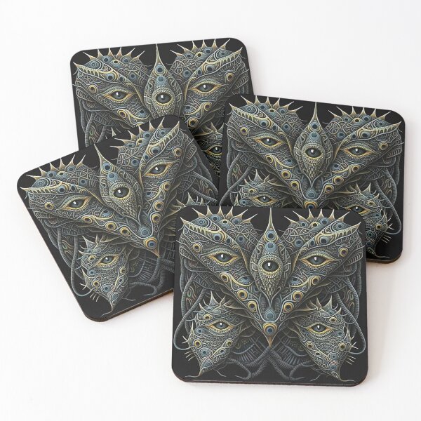 Item preview, "Enigmatic Metamorphosis: Scattered Eyes" designed and sold by Art-Vortex-fr.