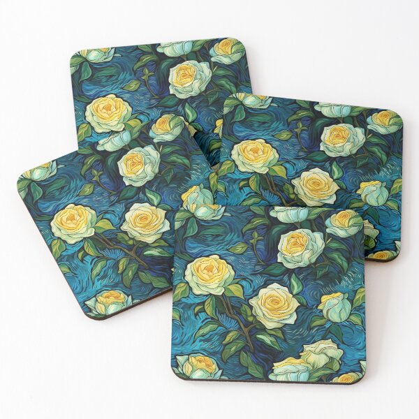 Item preview, Van Gogh Roses Pattern 14 designed and sold by DigitalPatternx.