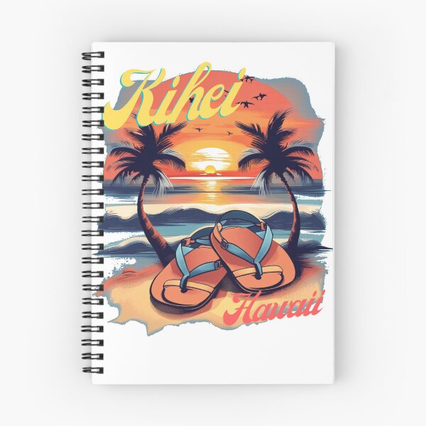 Artikelvorschau, Kihei Hawaii Flipflops bei Sonnenuntergang entworfen und verkauft von Uncle-Hawaii.