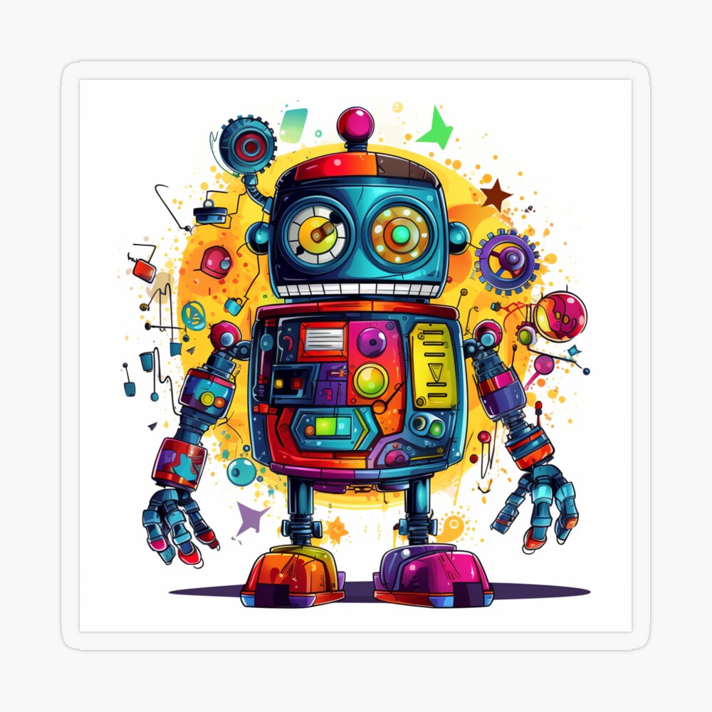 Robot Stickers Stock Illustrations – 837 Robot Stickers Stock  Illustrations, Vectors & Clipart - Dreamstime