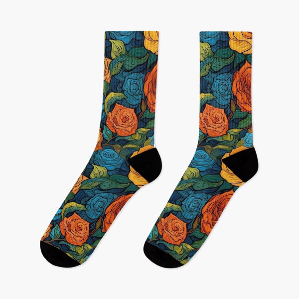 Item preview, Van Gogh Roses Pattern 16 designed and sold by DigitalPatternx.