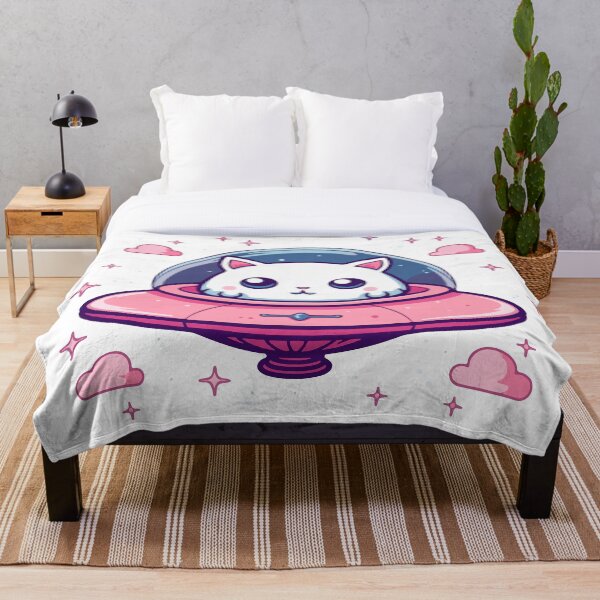 Item preview, Kawaii Ufo Cat designed and sold by Ujourney.