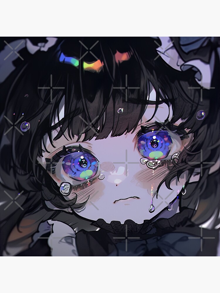 Help Me - Sad Anime Girl | Art Board Print