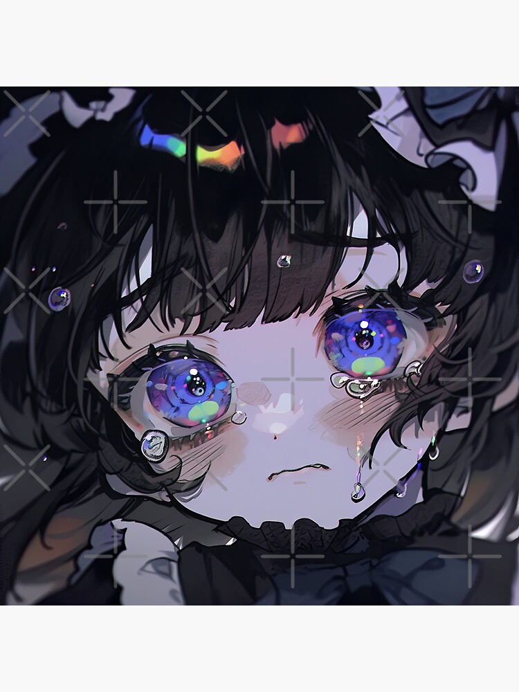 HD wallpaper: anime, anime girls, rain, tears, short hair, vertical, crying  | Wallpaper Flare
