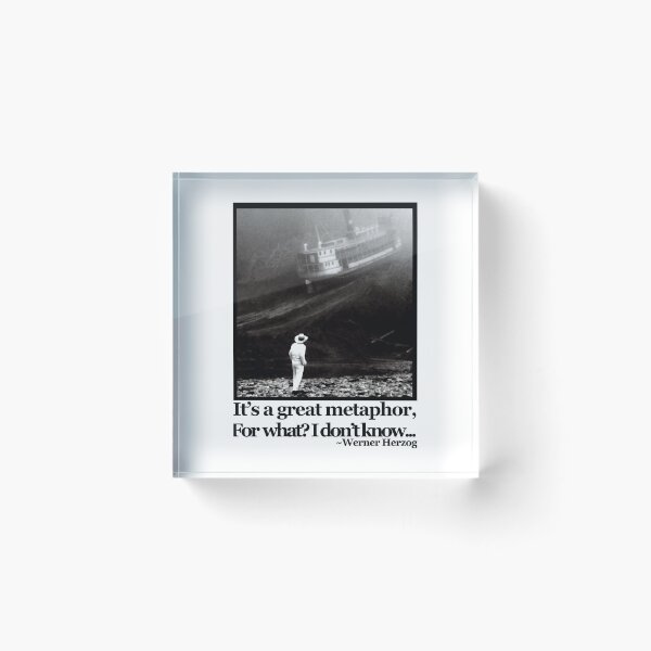 Item preview, Fitzcarraldo Werner Herzog Quote designed and sold by Amade-oCarrero-.