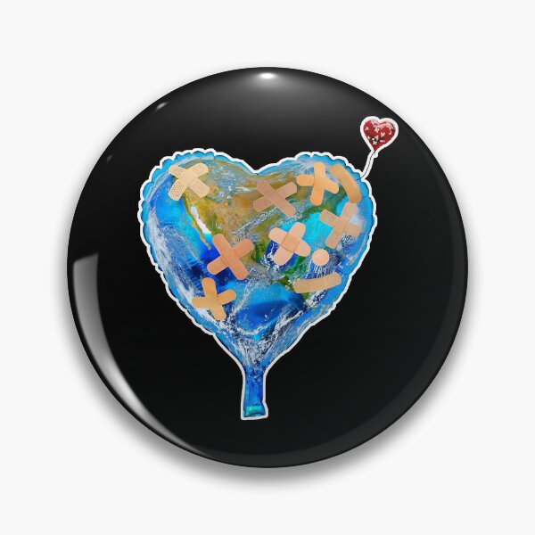 Item preview, I Love You, Get Well Soon, You Mean The World To Me, Heart, Earth, Street Art designed and sold by ShirlySturm.