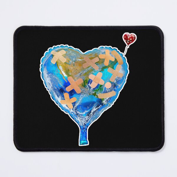 Item preview, I Love You, Get Well Soon, You Mean The World To Me, Heart, Earth, Street Art designed and sold by ShirlySturm.