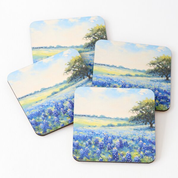 Item preview, Bluebonnet Field, Texas designed and sold by AM FineArtPrints.