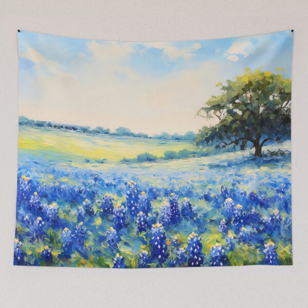 Item preview, Bluebonnet Field, Texas designed and sold by AM FineArtPrints.