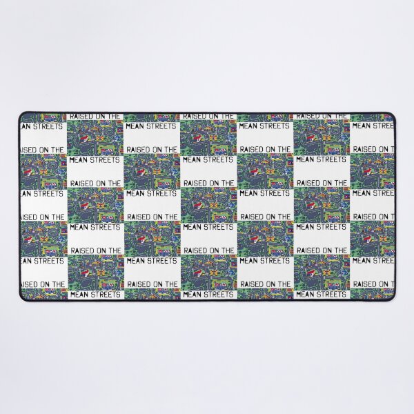 Item preview, Raised on the mean streets. Retro roads playmat designed and sold by ShirlySturm.