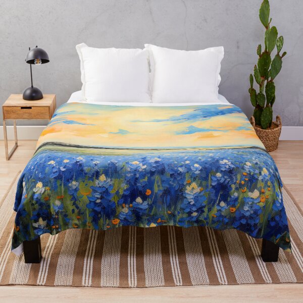 Item preview, Bluebonnet Field, Texas designed and sold by AM FineArtPrints.