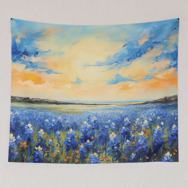 Item preview, Bluebonnet Field, Texas designed and sold by AM FineArtPrints.
