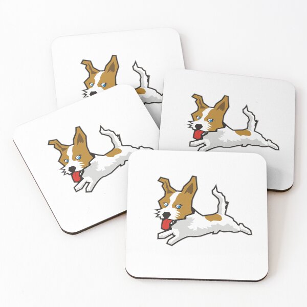 Item preview, Panting Dog Happy Jack Russell Terrier Cartoon designed and sold by Bloomin'  Arty Families.