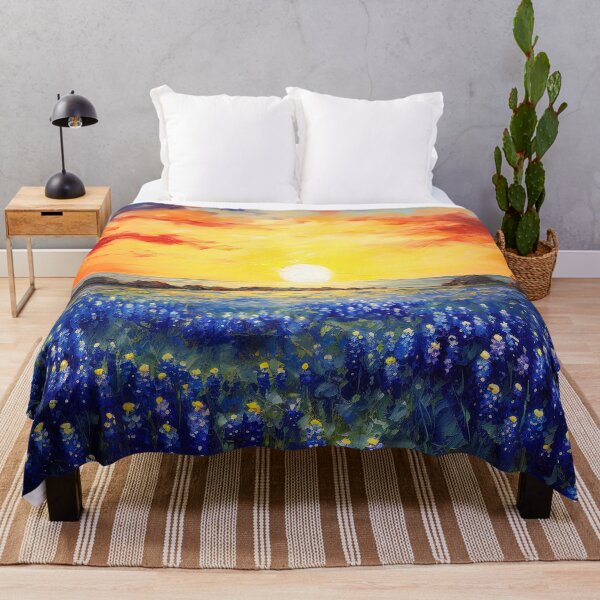 Item preview, Bluebonnet Field, Texas designed and sold by AM FineArtPrints.