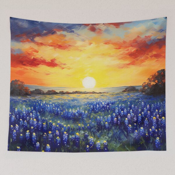 Item preview, Bluebonnet Field, Texas designed and sold by AM FineArtPrints.