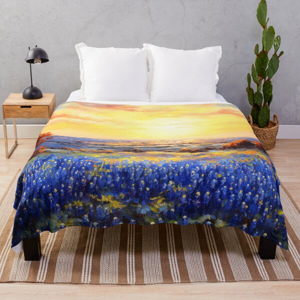 Item preview, Bluebonnet Field, Texas designed and sold by AM FineArtPrints.