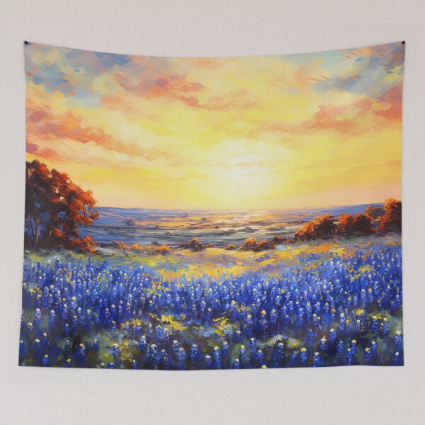 Item preview, Bluebonnet Field, Texas designed and sold by AM FineArtPrints.