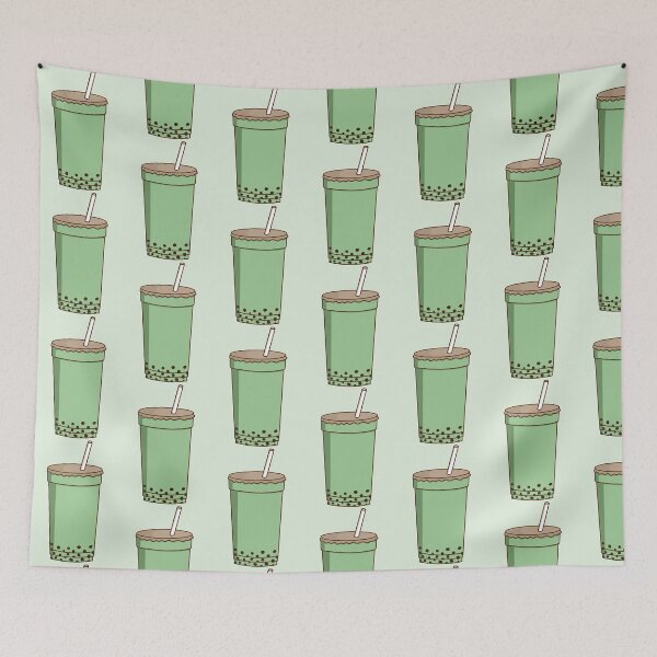 Item preview, Matcha Bubble Tea designed and sold by peachesandfizz.