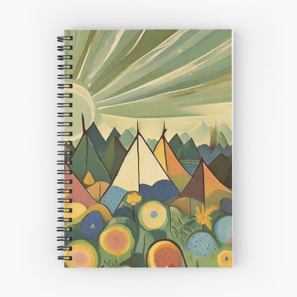 Item preview, Paisaje de montaña de vibraciones verdes designed and sold by RandomArtsie.