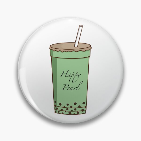 Item preview, Matcha Bubble Tea With Logo designed and sold by peachesandfizz.