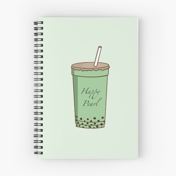 Aperçu de l'œuvre Matcha Bubble Tea With Logo créée et vendue par peachesandfizz.