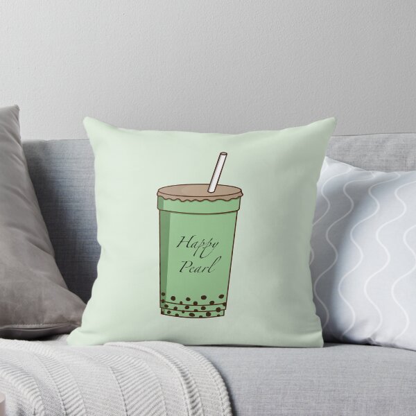 Item preview, Matcha Bubble Tea With Logo designed and sold by peachesandfizz.