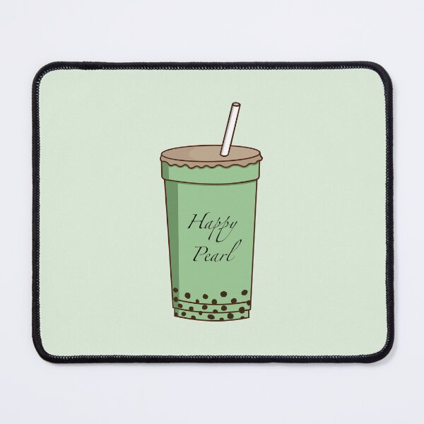 Item preview, Matcha Bubble Tea With Logo designed and sold by peachesandfizz.