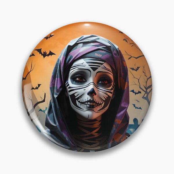 Item preview, Halloween Mummy in Graveyard designed and sold by ElLocoMus.