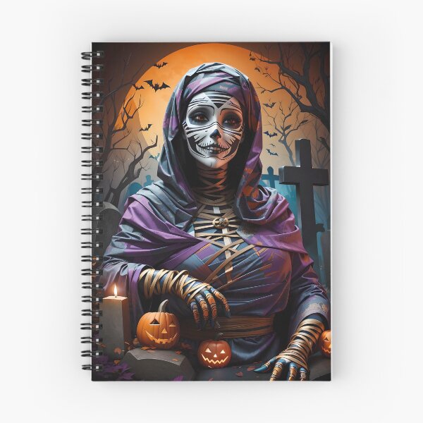 Item preview, Halloween Mummy in Graveyard designed and sold by ElLocoMus.