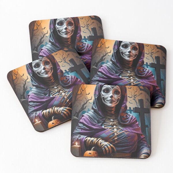Item preview, Halloween Mummy in Graveyard designed and sold by ElLocoMus.