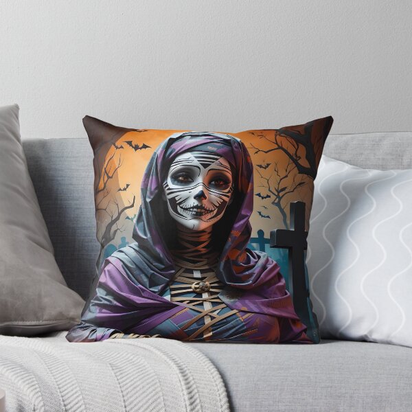 Item preview, Halloween Mummy in Graveyard designed and sold by ElLocoMus.