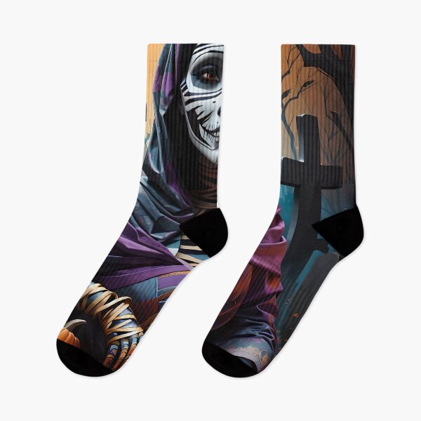 Item preview, Halloween Mummy in Graveyard designed and sold by ElLocoMus.