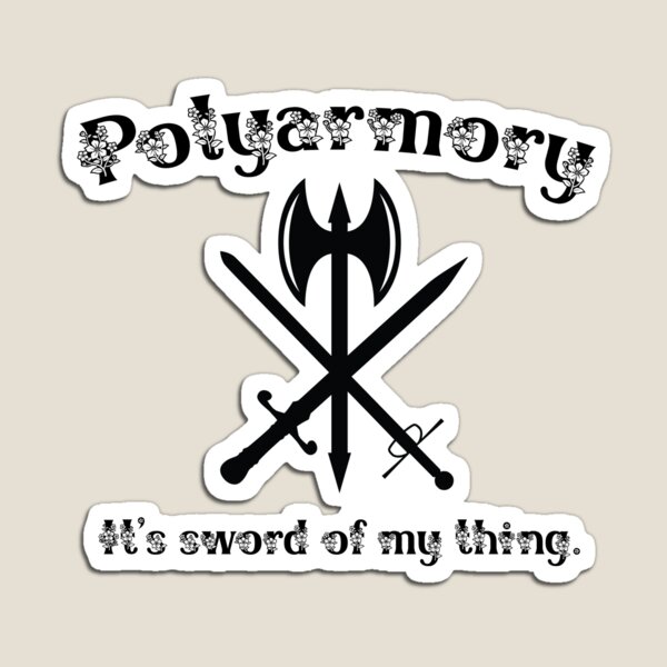 Item preview, Polyarmory is Sword of my Thing Polyamory  designed and sold by Embyr Rose.