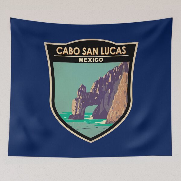 Item preview, Cabo San Lucas Arch Mexico Badge designed and sold by KrisSidDesigns.