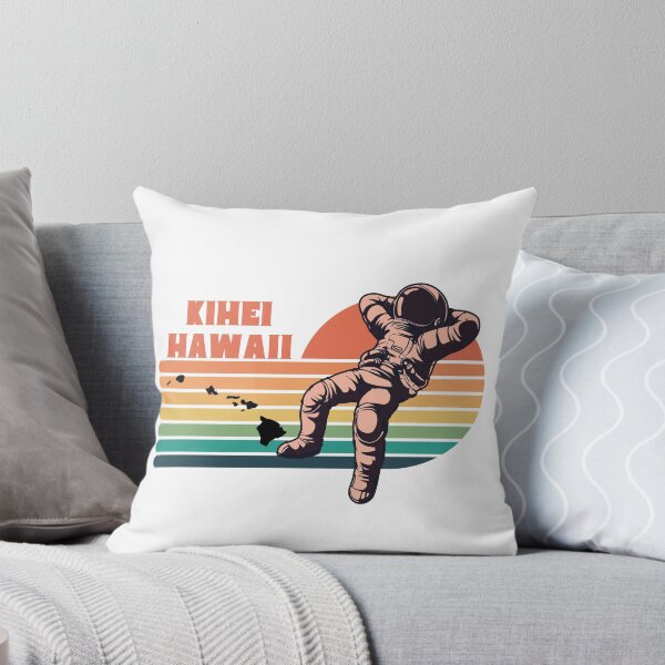 Item preview, Kihei - Astronaut Above Hawaii - Retro designed and sold by Uncle-Hawaii.