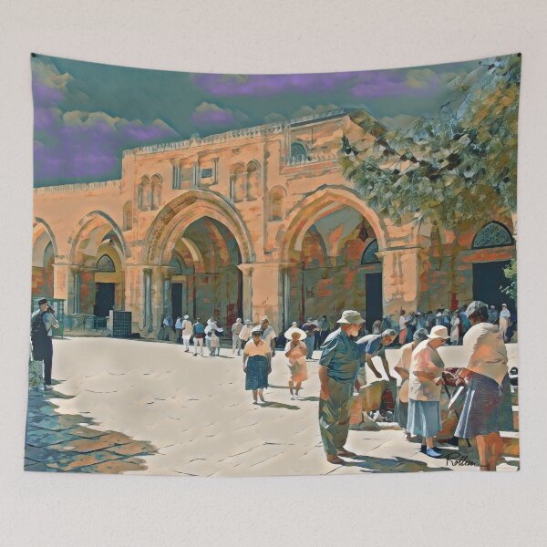 Item preview, AL-AQSA MOSQUE ON TEMPLE MOUNT  designed and sold by ArtbyRolleen.