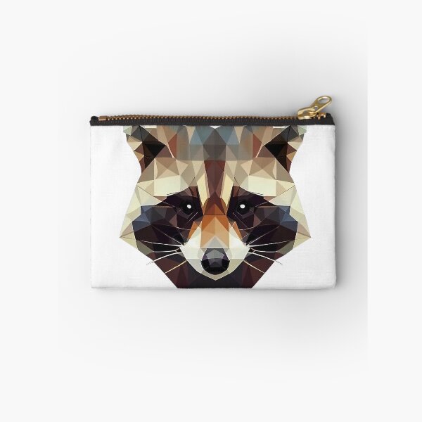 Item preview, geometric colorful raccoon designed and sold by Fantes.