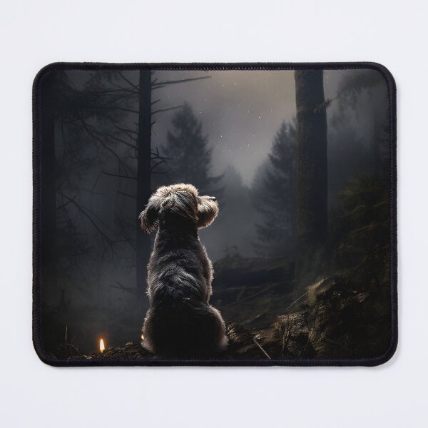 Item preview, Dog in the dark forest designed and sold by grebie.