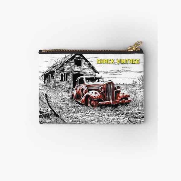 Item preview, Shack Vintage - Abandoned, Rusting, Vintage Car Outside Derelict Shack designed and sold by liminal-concept.