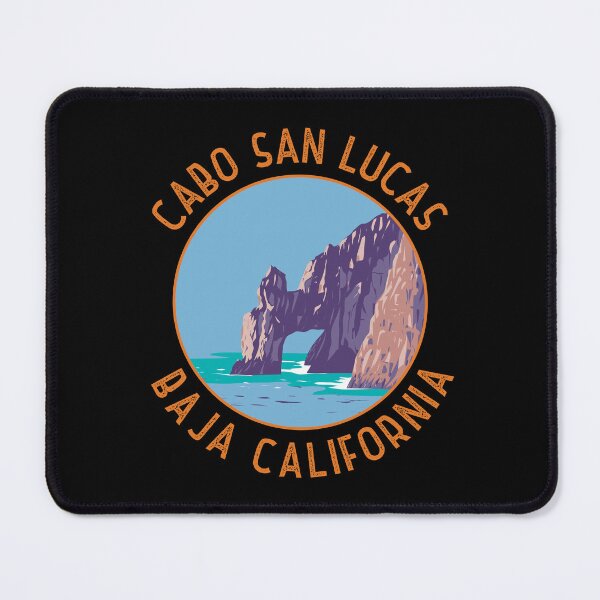Item preview, Cabo San Lucas Arch Mexico Retro Distressed Circle designed and sold by KrisSidDesigns.